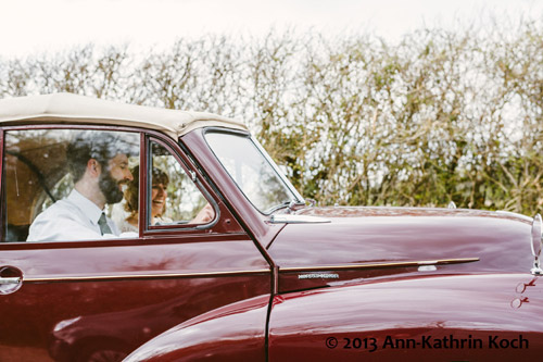 Morris Minor Wedding Hire in Hampshire