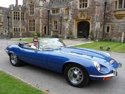 The E-Type Jaguar enjoys visiting the New Forest.