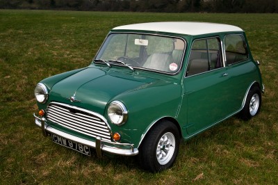 The Mini Cooper is nicknamed 'Monty'!