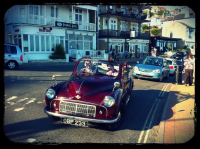 Miss Marple, 1952 Morris Minor convertible heads to the Isle of Wight